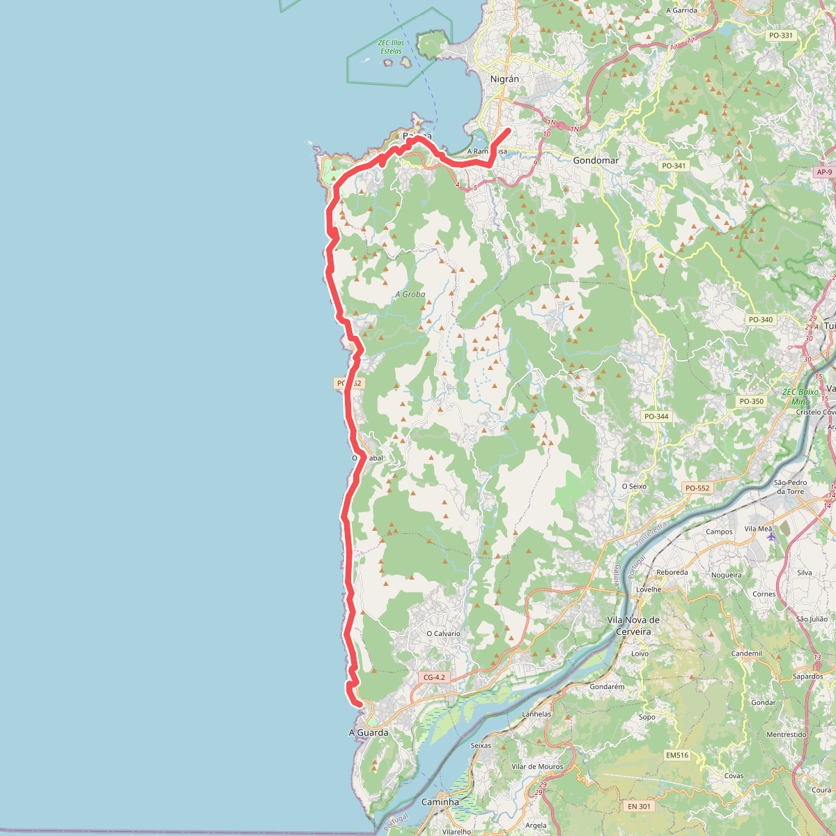 Caminho Português da Costa (A Guarda - A Ramalosa)