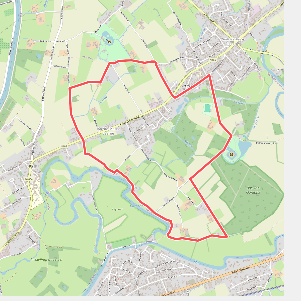 Ooidonk Wandelroute