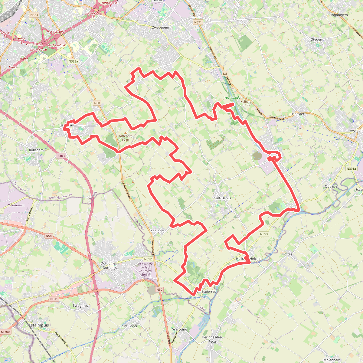 Op stap bij de Schelde in het land van Mortagne