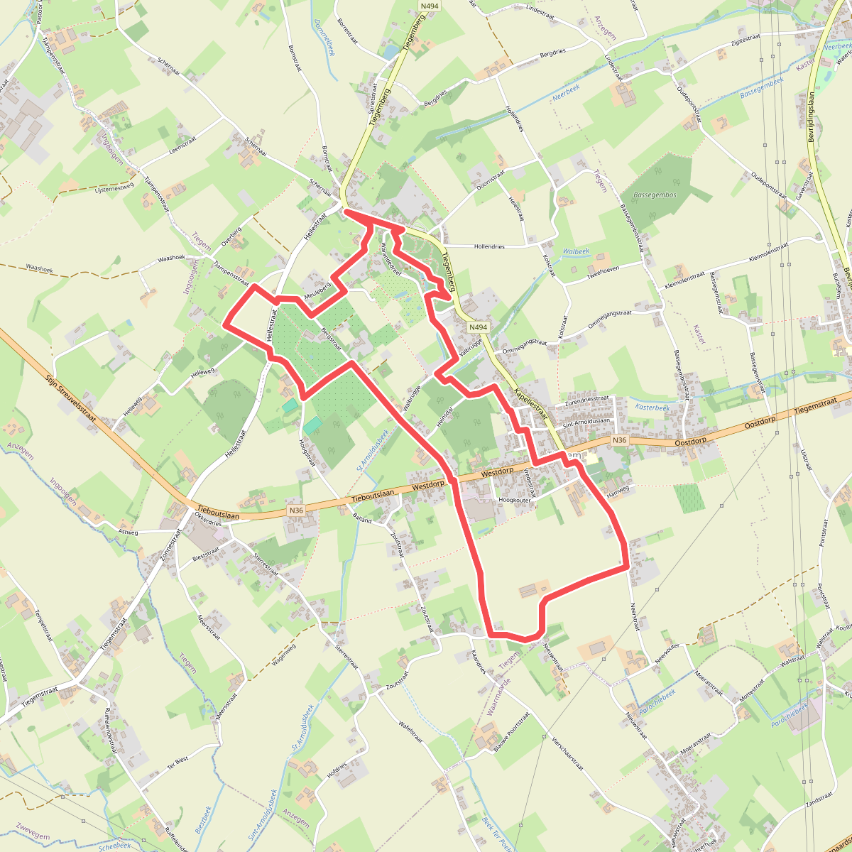 Verrassende plekjes in Tiegem
