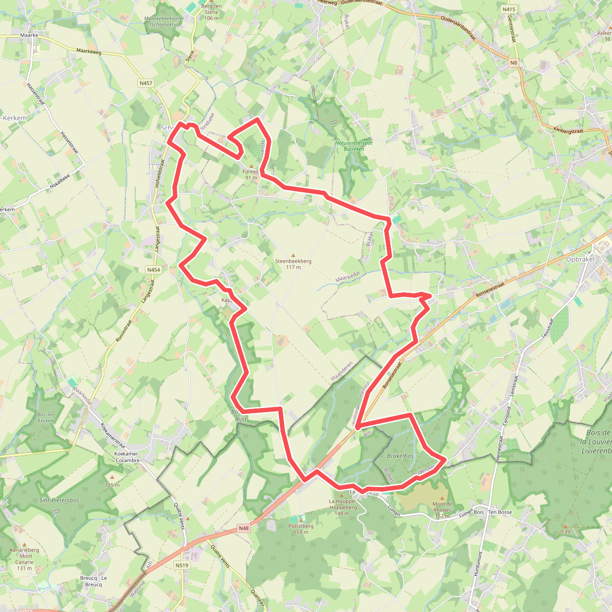 Dwaallicht Wandelroute