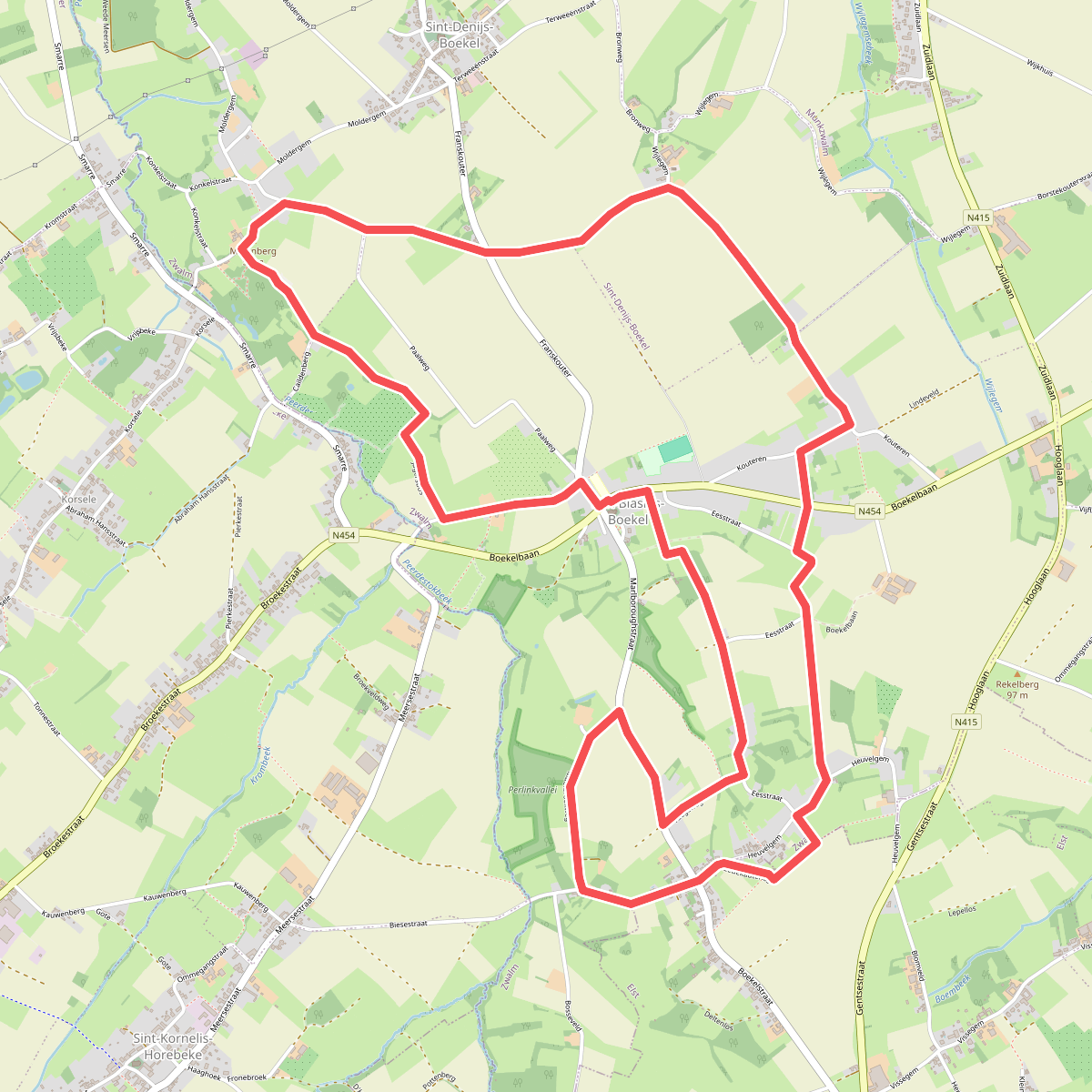 Tussen wind- en watermolens wandelroute