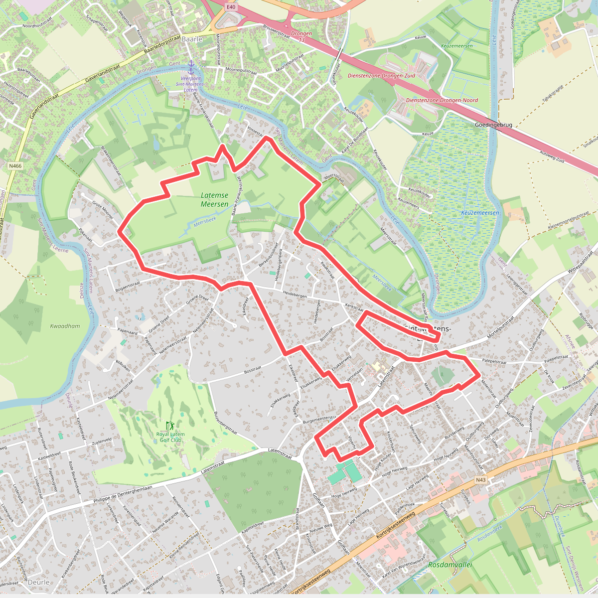 Albijn Van Den Abeele Wandelroute