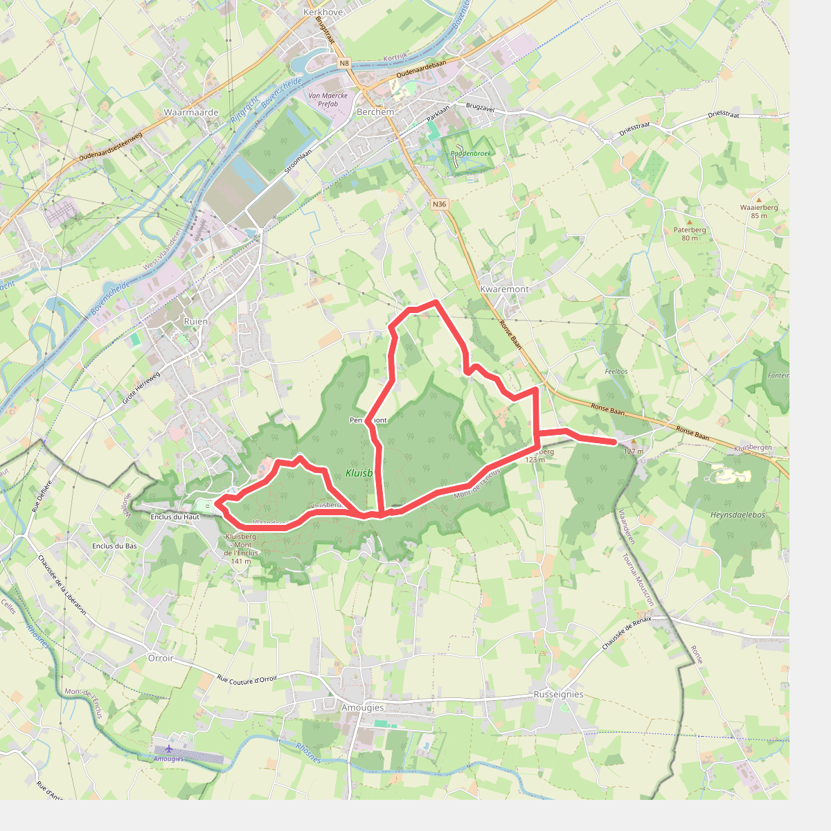 Langs De Heuvels Van De Ronde