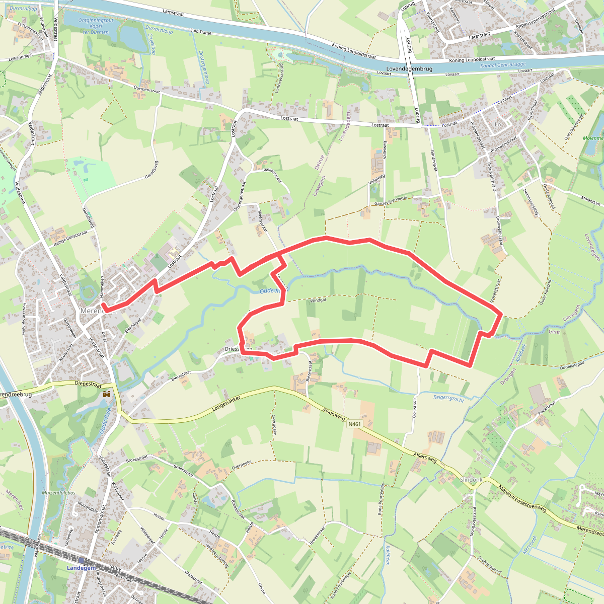 Oude Kalevallei Wandelroute Lus 1