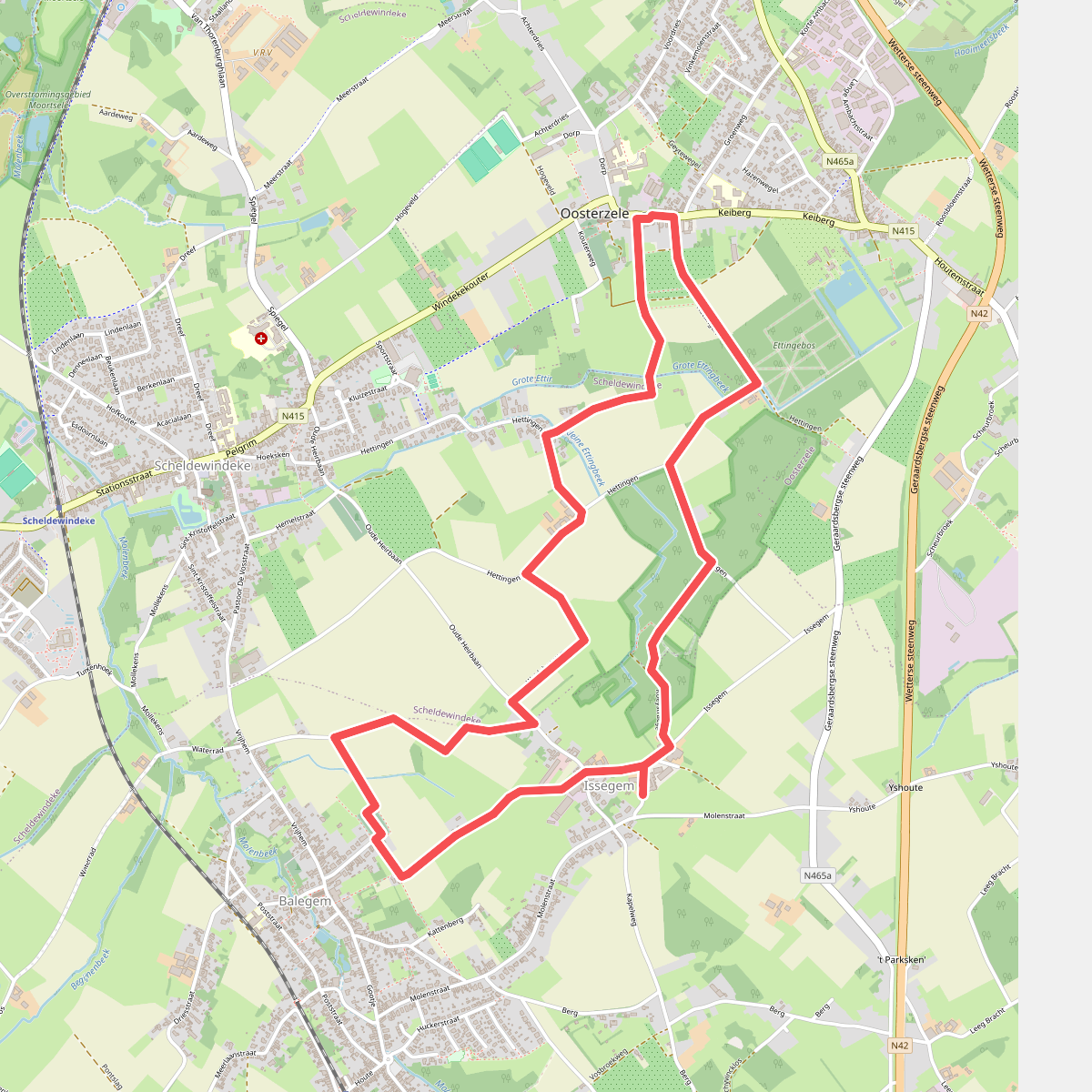 Hettingen wandelroute