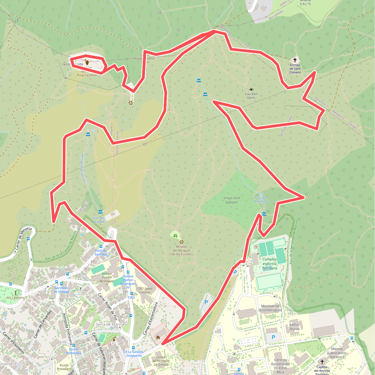 De Torribera al Puig Castellar