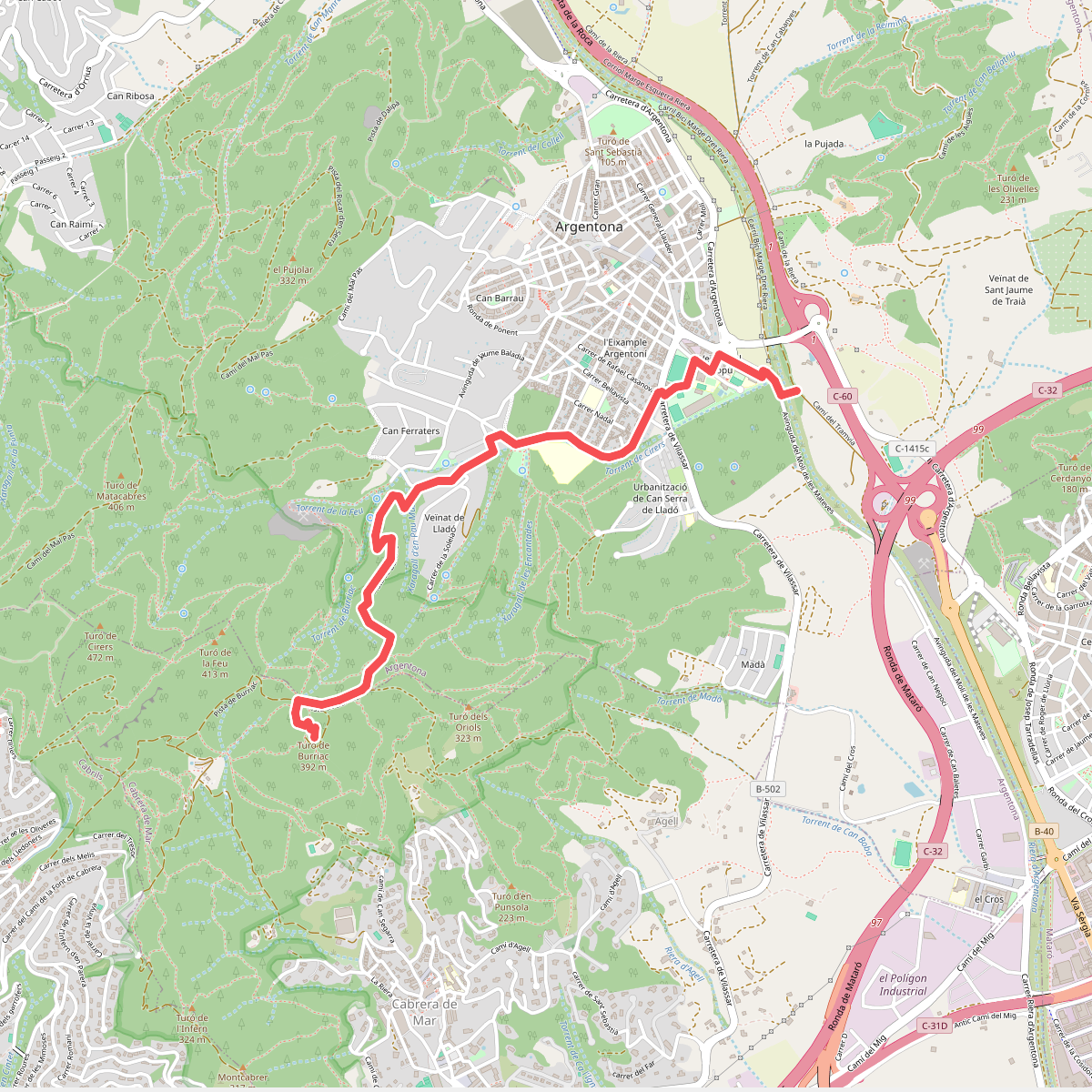 Argentona-Castell de Burriac