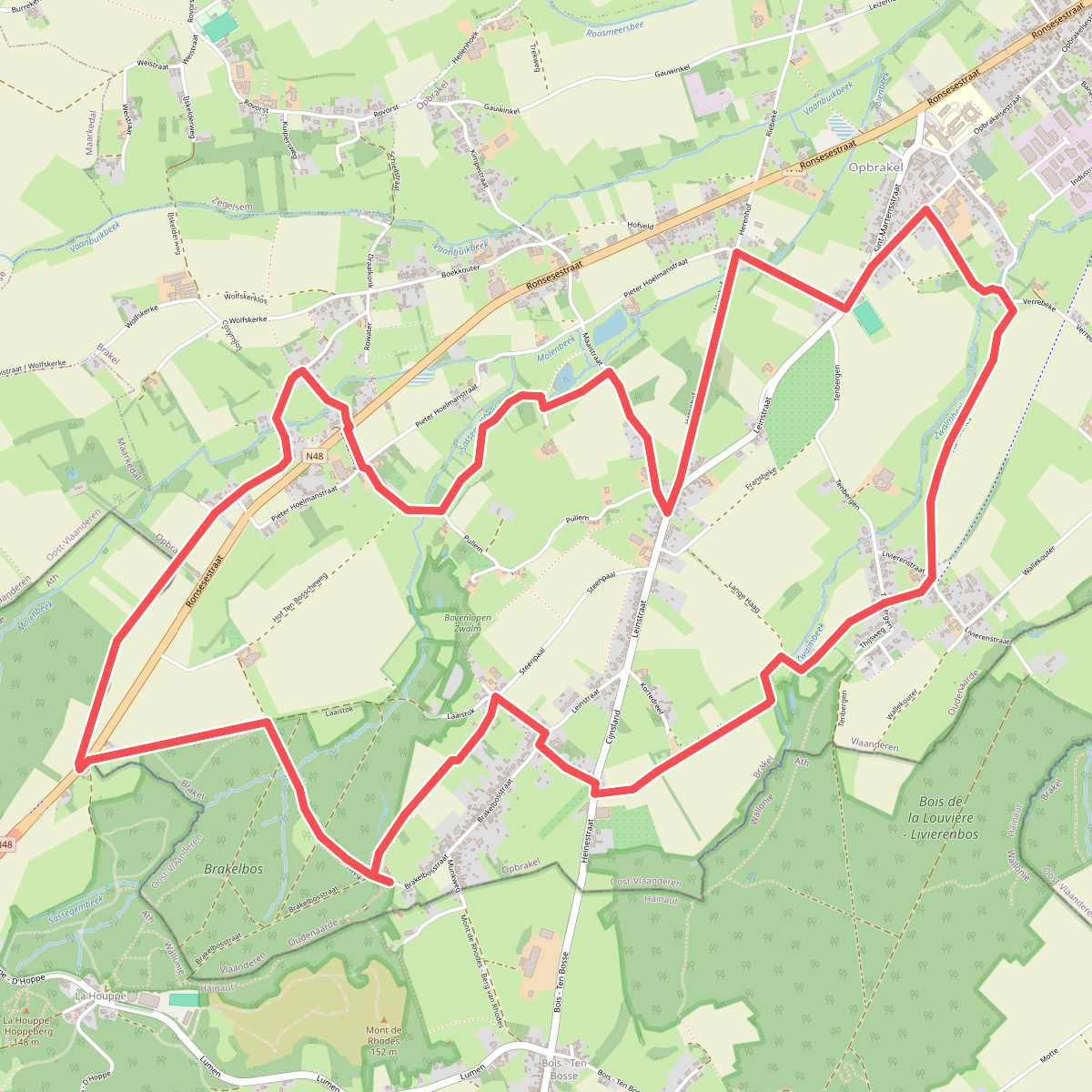 Brakelbos Wandelroute