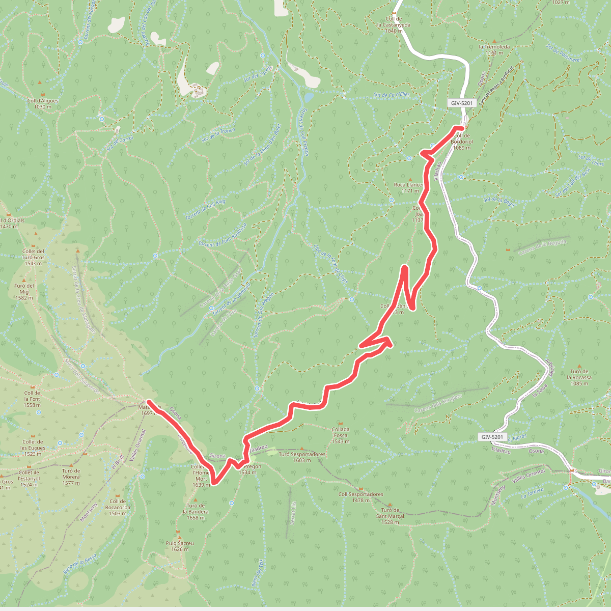 Coll de Bordoriol-Coll Pregon