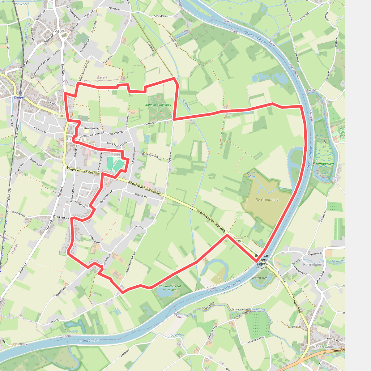 Wannenlappers Wandelroute