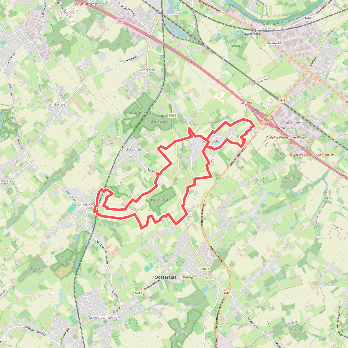 Bunker wandelroute