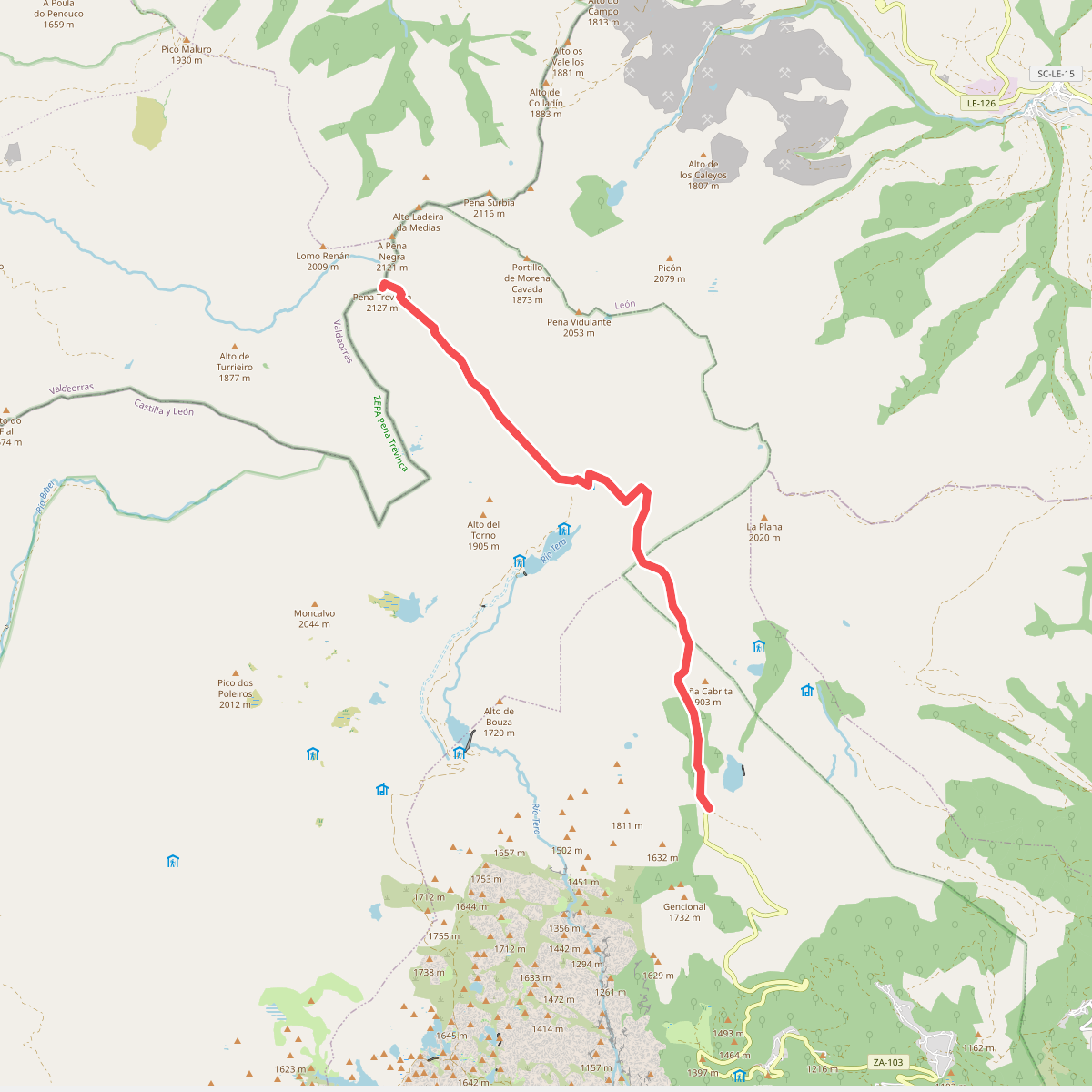 Ruta a Peña Trevinca (desde la Laguna de los Peces, Sanabria)
