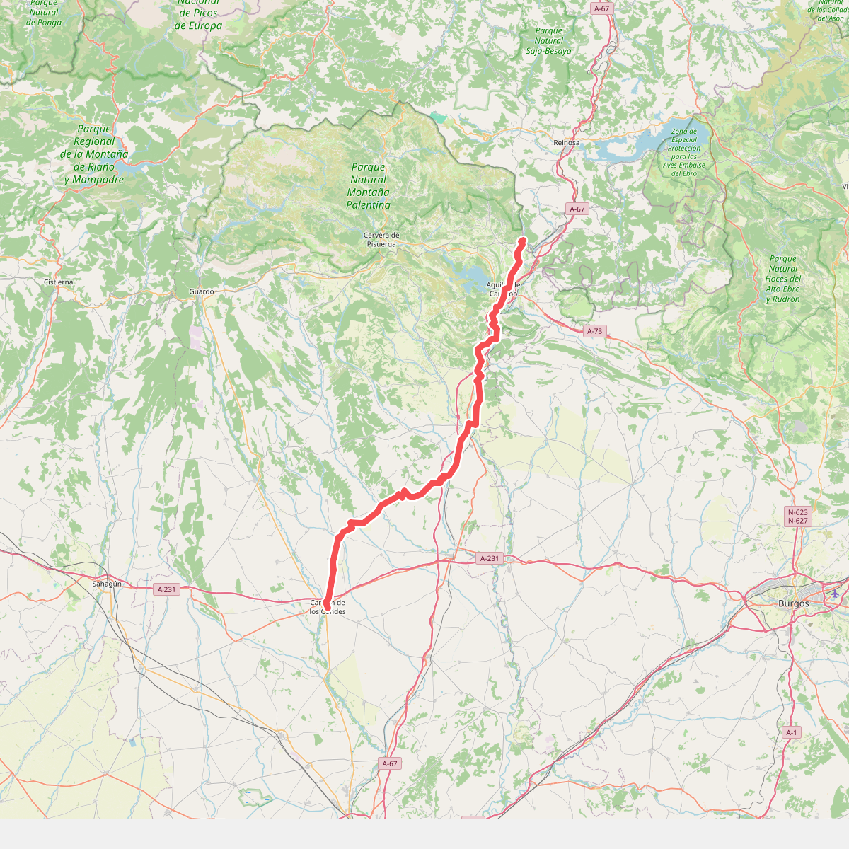 Camino del Besaya: Palencia