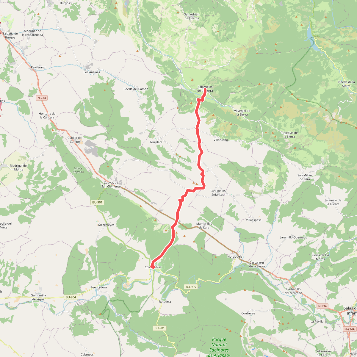 Etapa 6 Palazuelos de la Sierra - Covarrubias