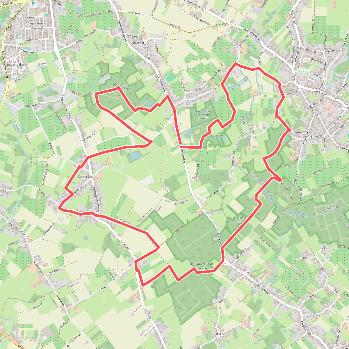 4 bossenwandeling