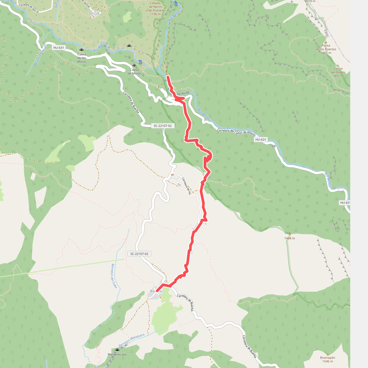 Etapa 1: San Úrbez - Buerba