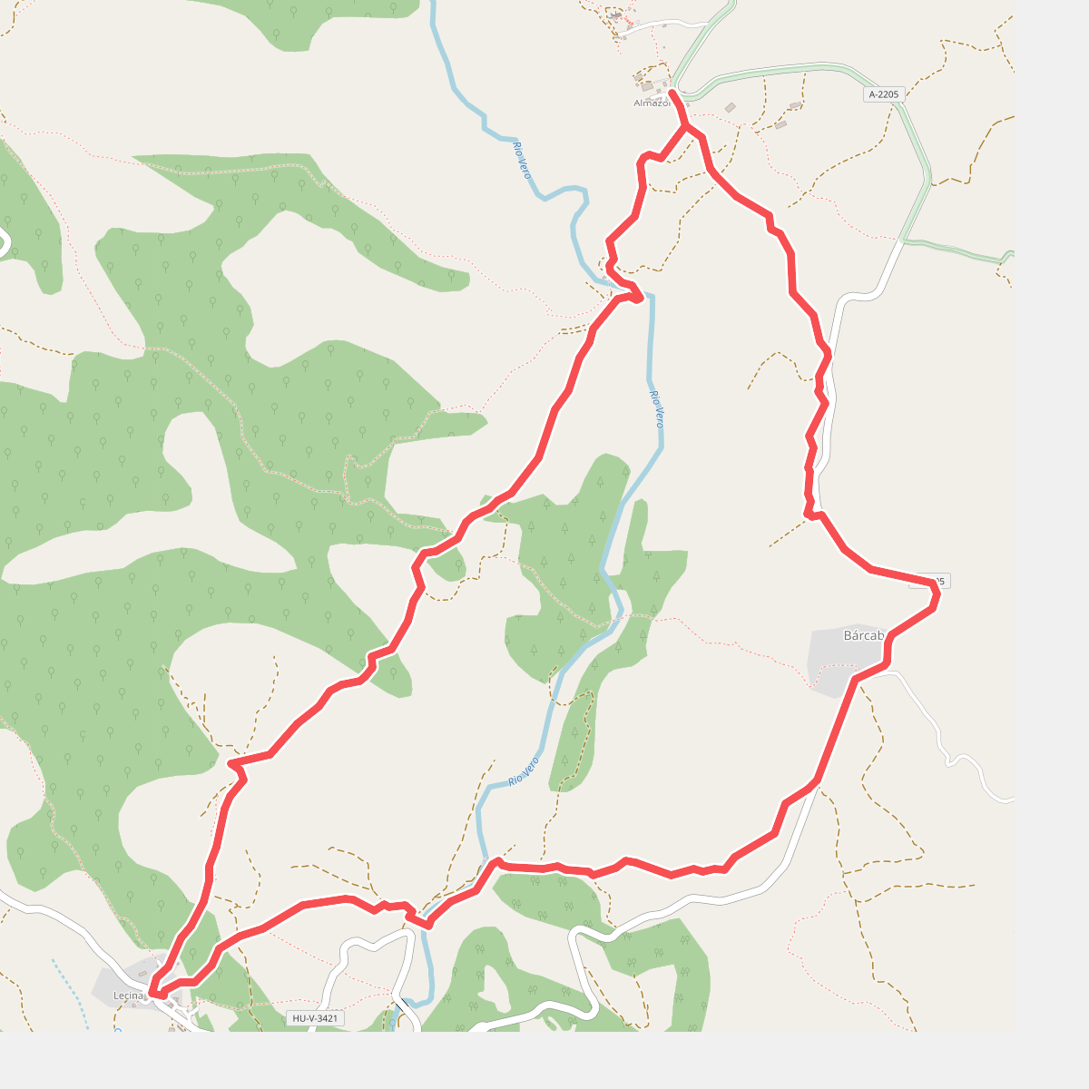 Almazorre - Bárcabo - Lecina - Almazorre