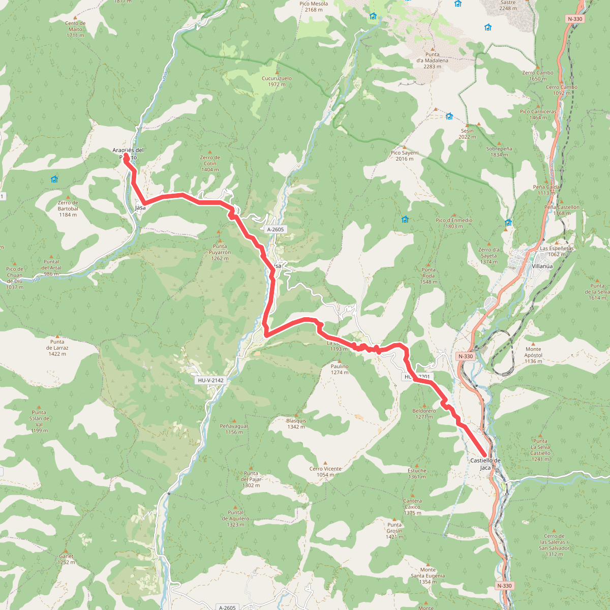 Etapa 11: Castiello de Jaca – Aragüés del Puerto