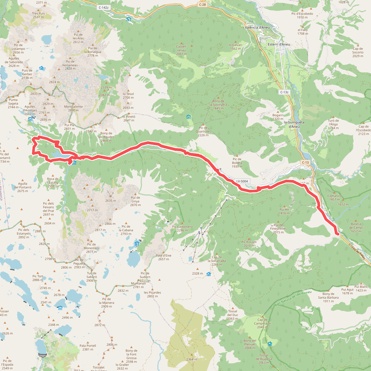 Ramat de Camins. Etapa 8 : Escaló => Llac de SantMaurici => Espot