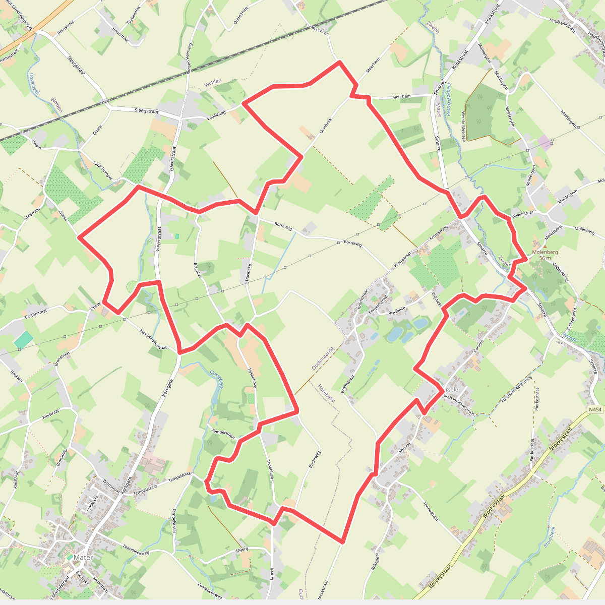 Geuzenhoek wandelroute