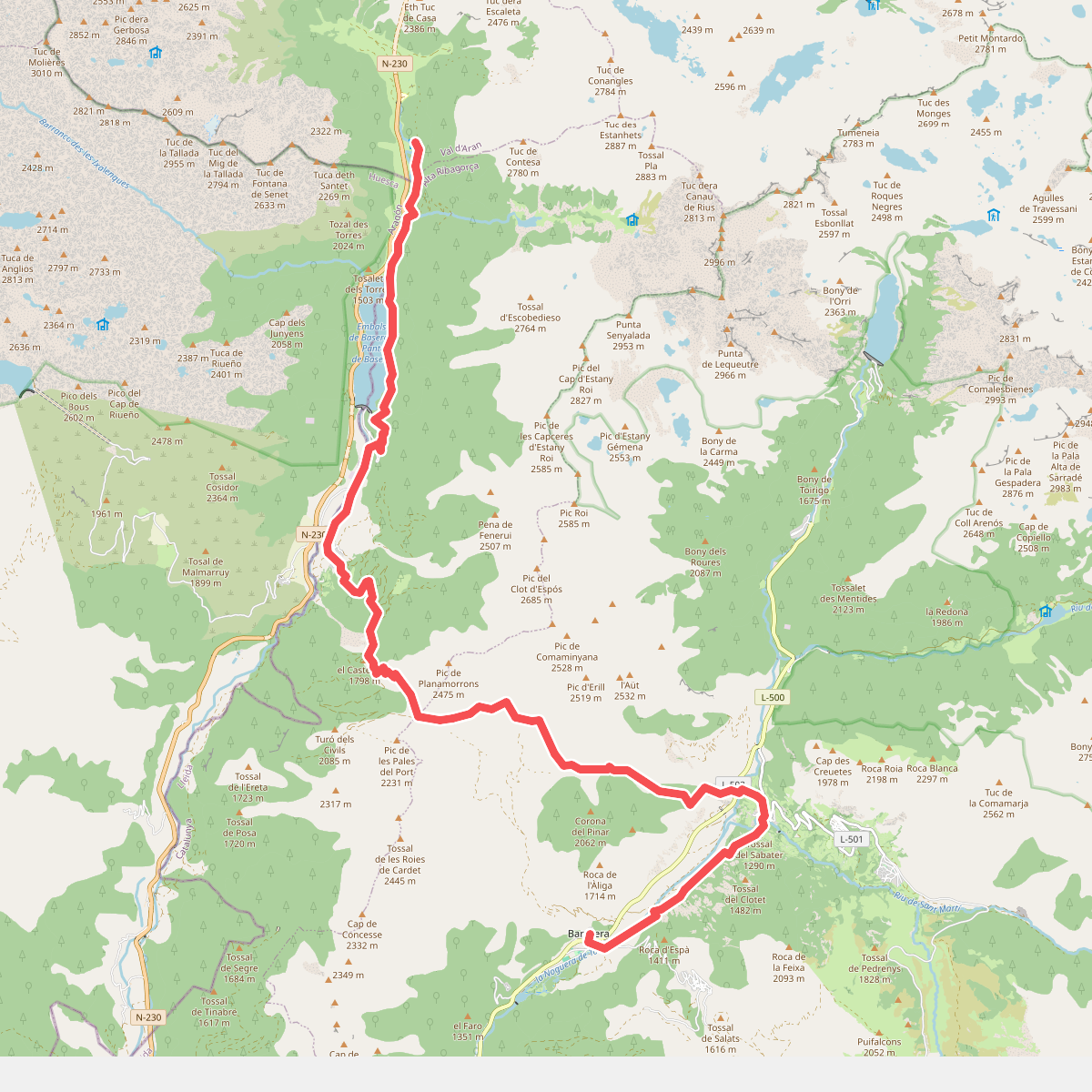 Ramat de Camins. Etapa 14 : Refugi de Conangles => Barruera
