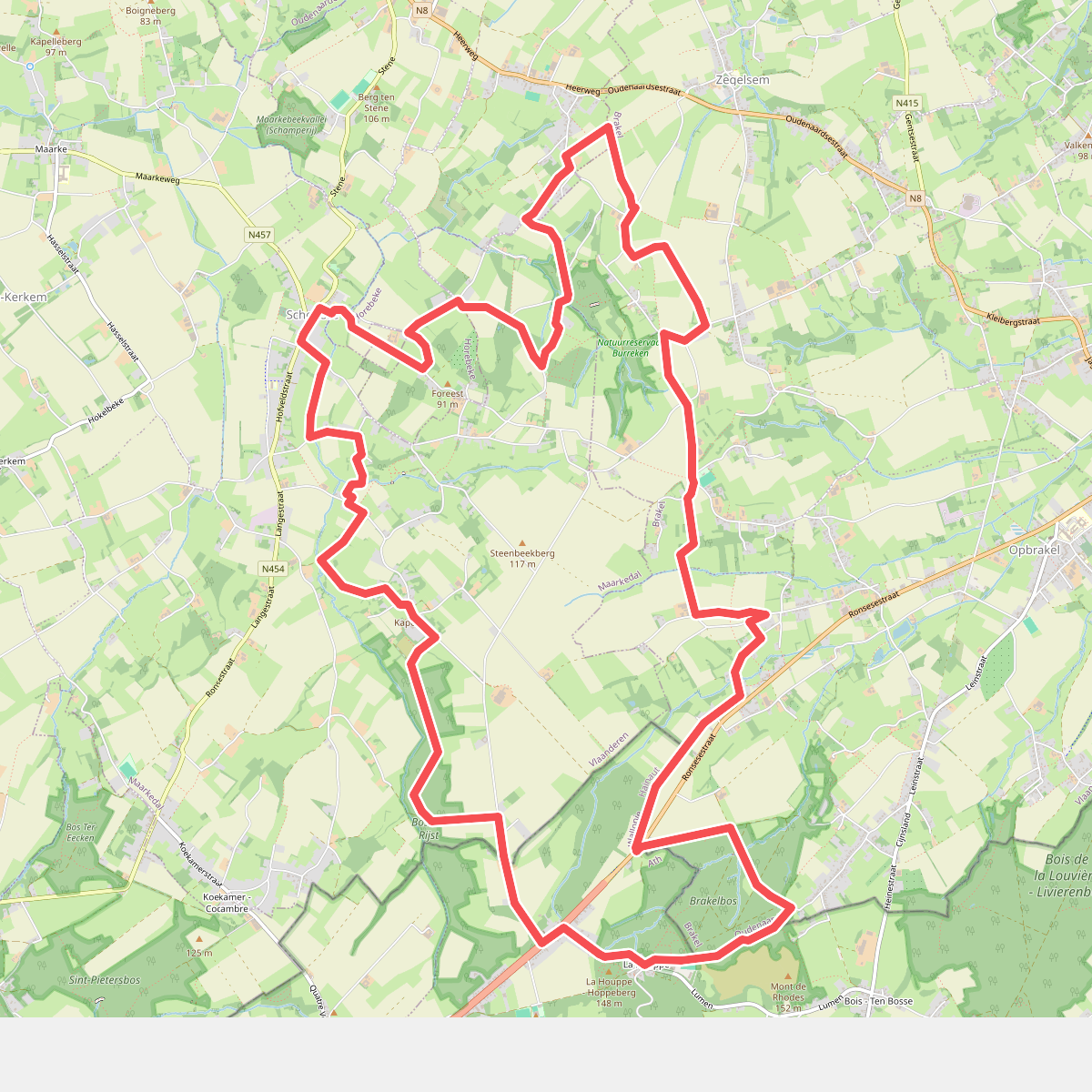 Dwaallicht wandelroute XL