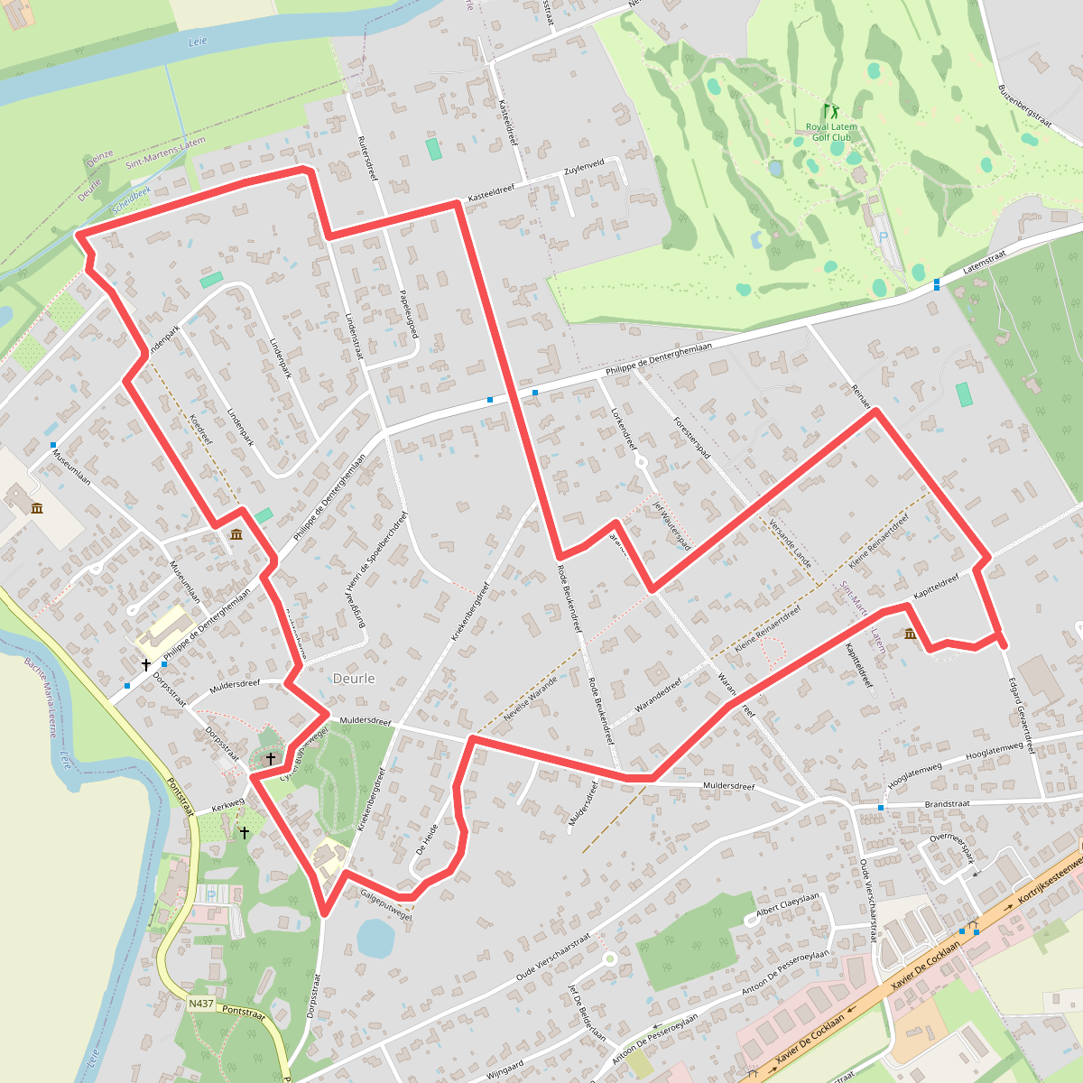Gust De Smetwandelroute