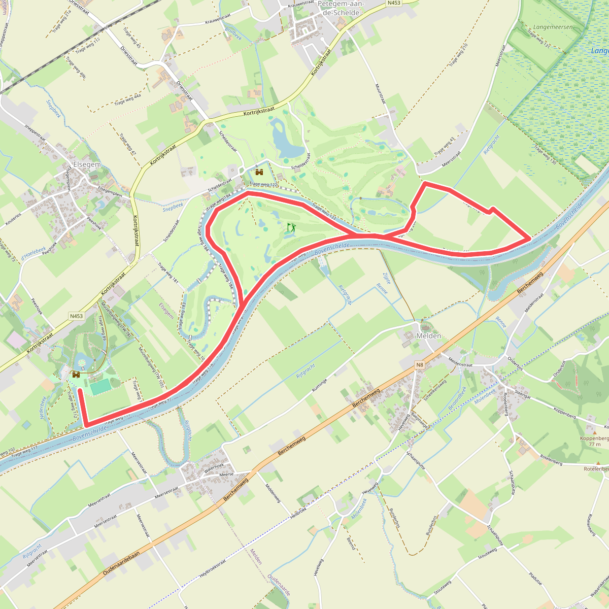 Scheldekant Wandelroute Lus 1