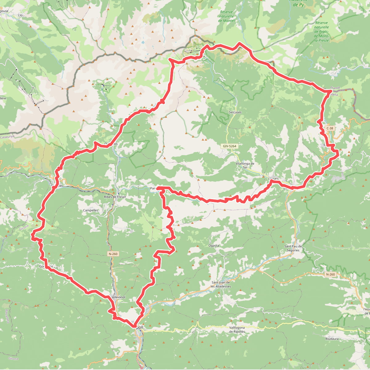 La Volta a peu al Ripollés
