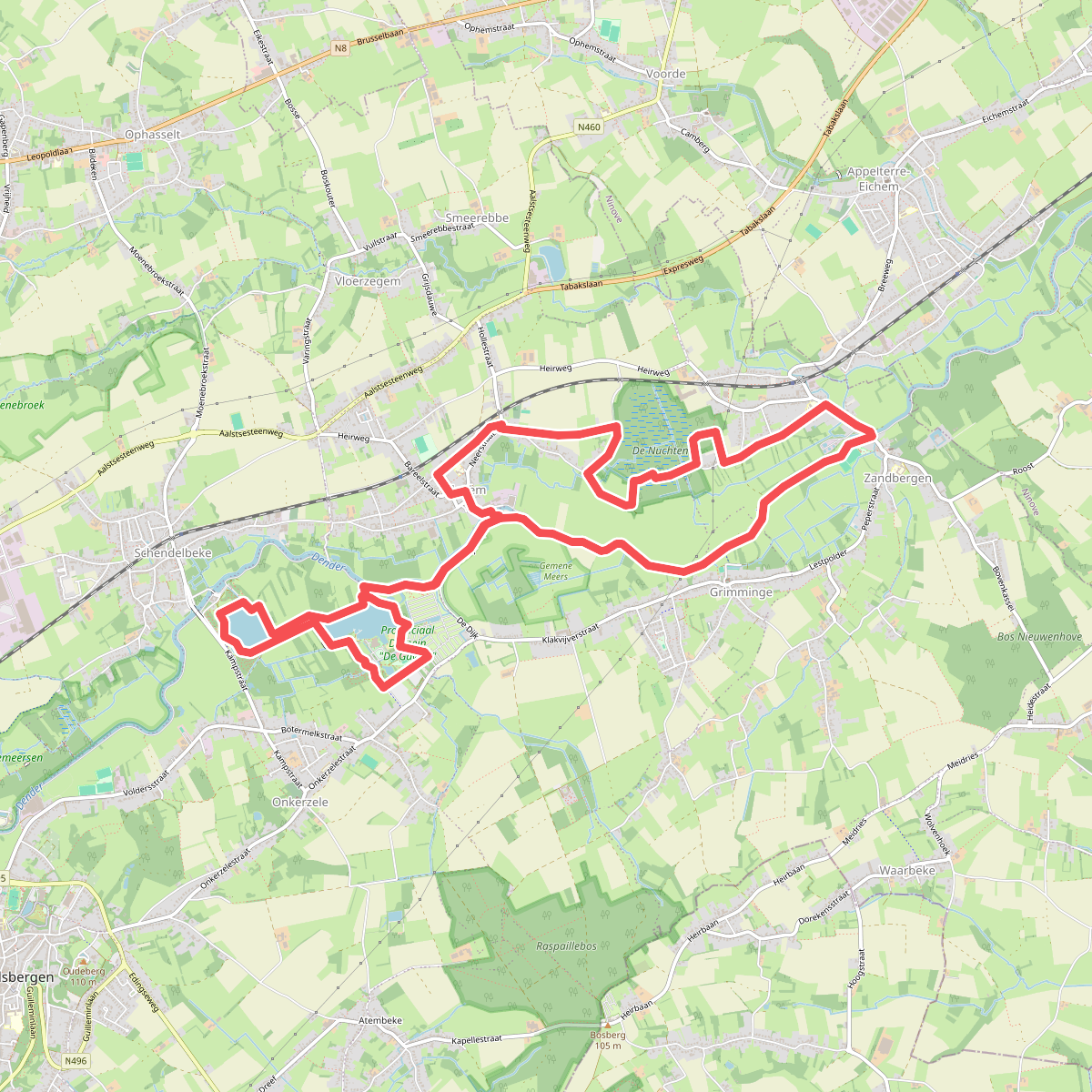 Langs Gavers En Nuchten Wandelroute