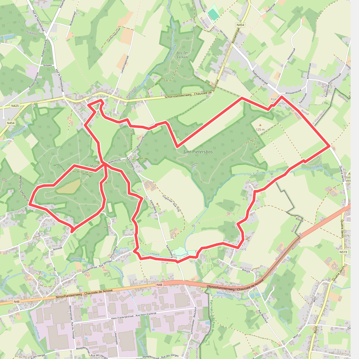 Muziekboswandelroute (bewegwijzerd)
