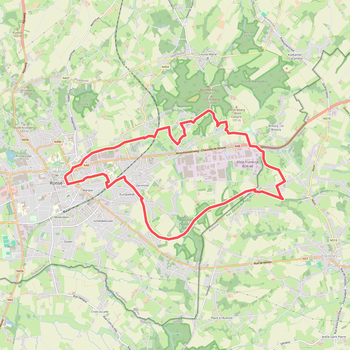 Wandelroute centrum - Mijnwerkerspad