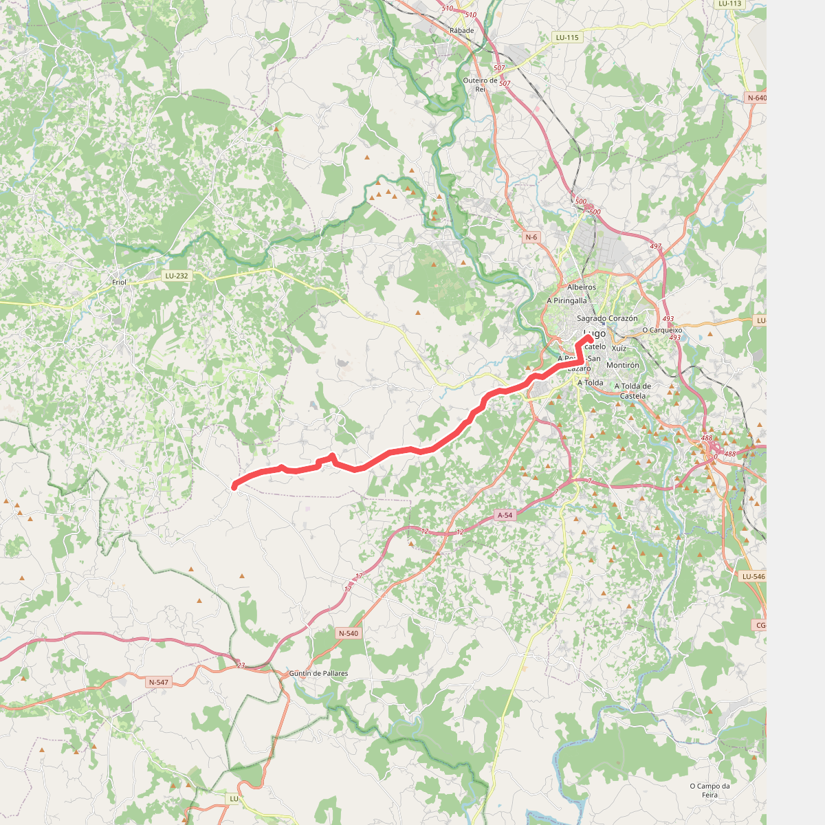 Etapa 10: Lugo - San Romao da Retorta