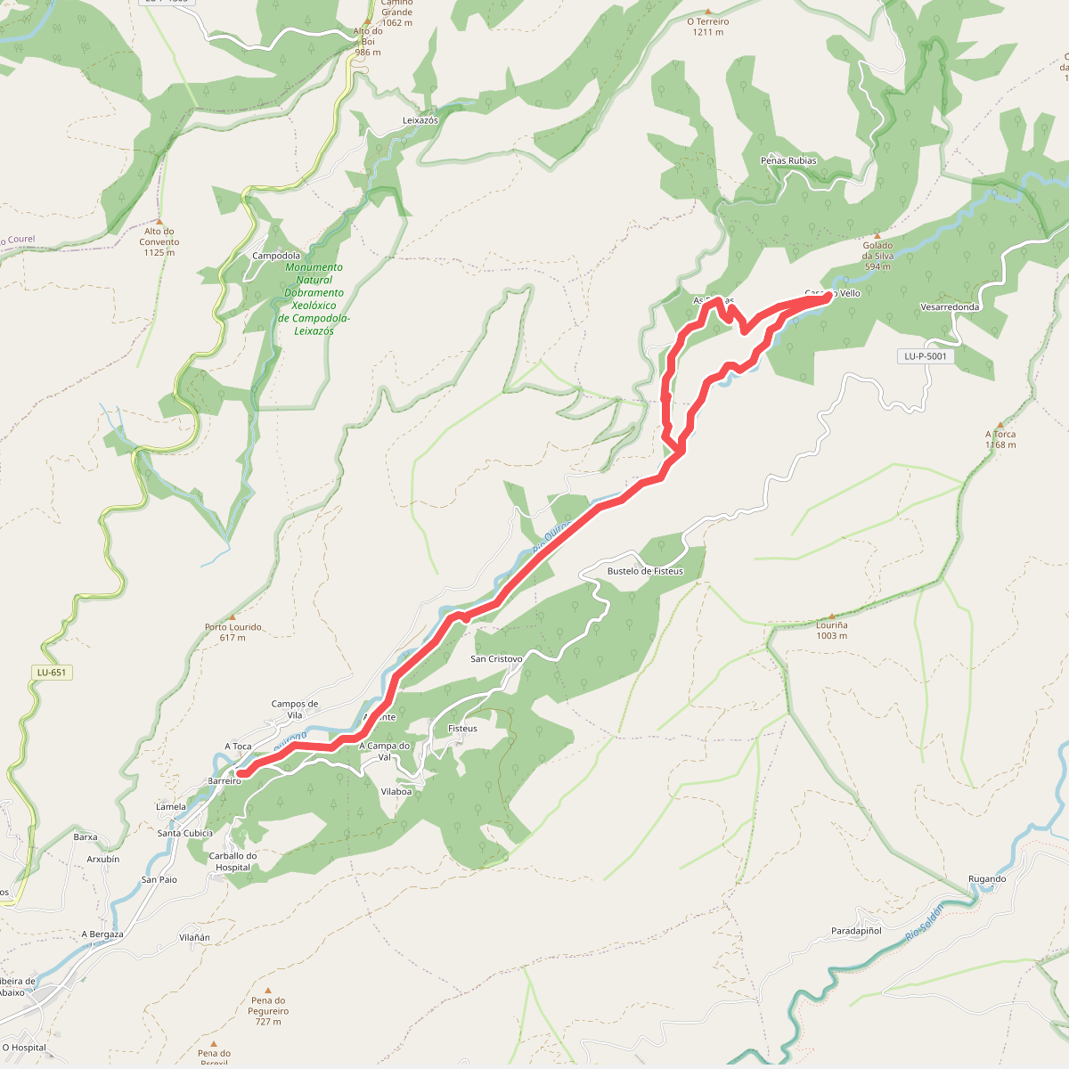 Ruta do Val do Río Quiroga