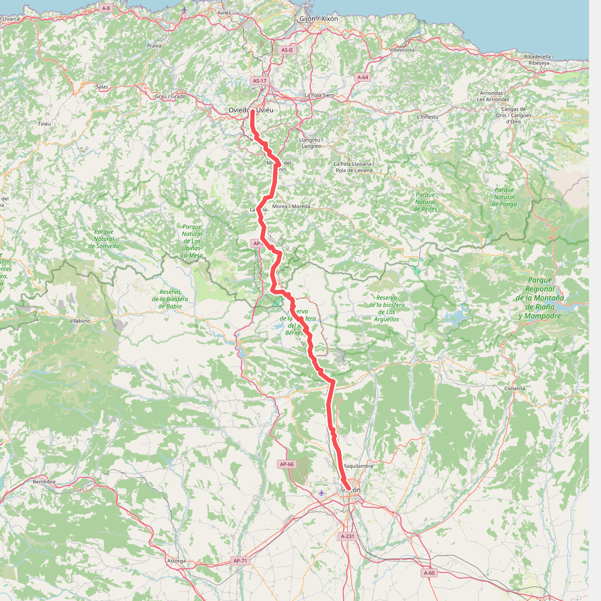 Camino del Salvador