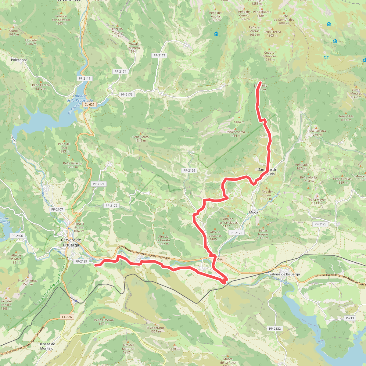 Camino Natural del Románico Palentino. Ruta del Carbón de cok. Etapa 3