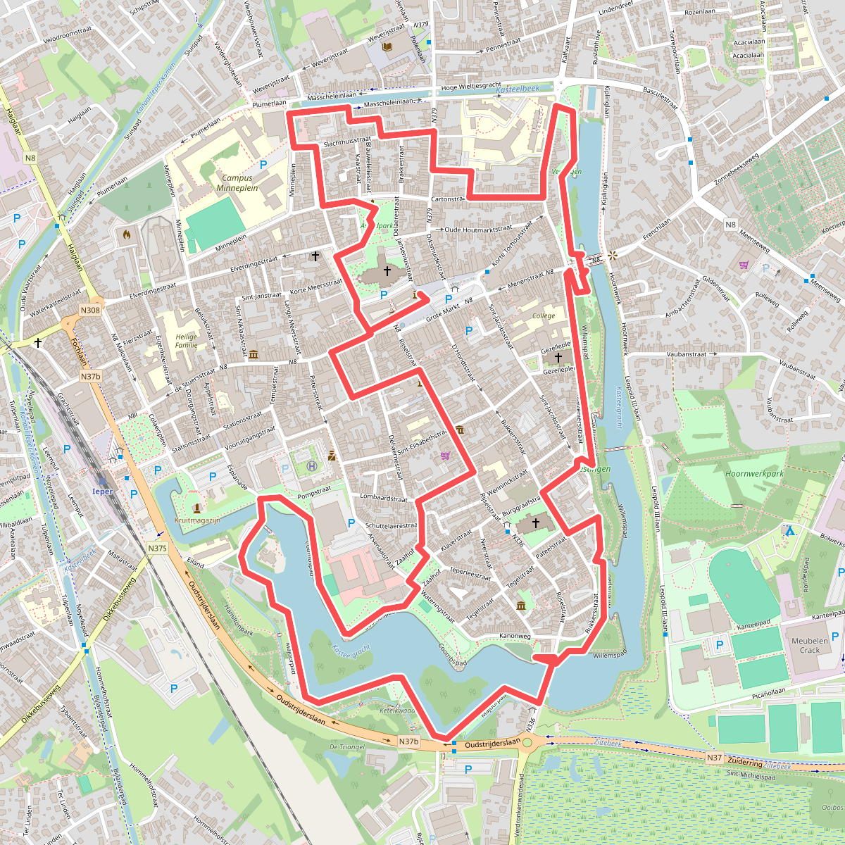 Stadswandeling Ieper