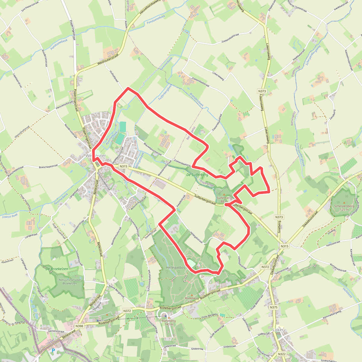 Tweebergenwandelroute