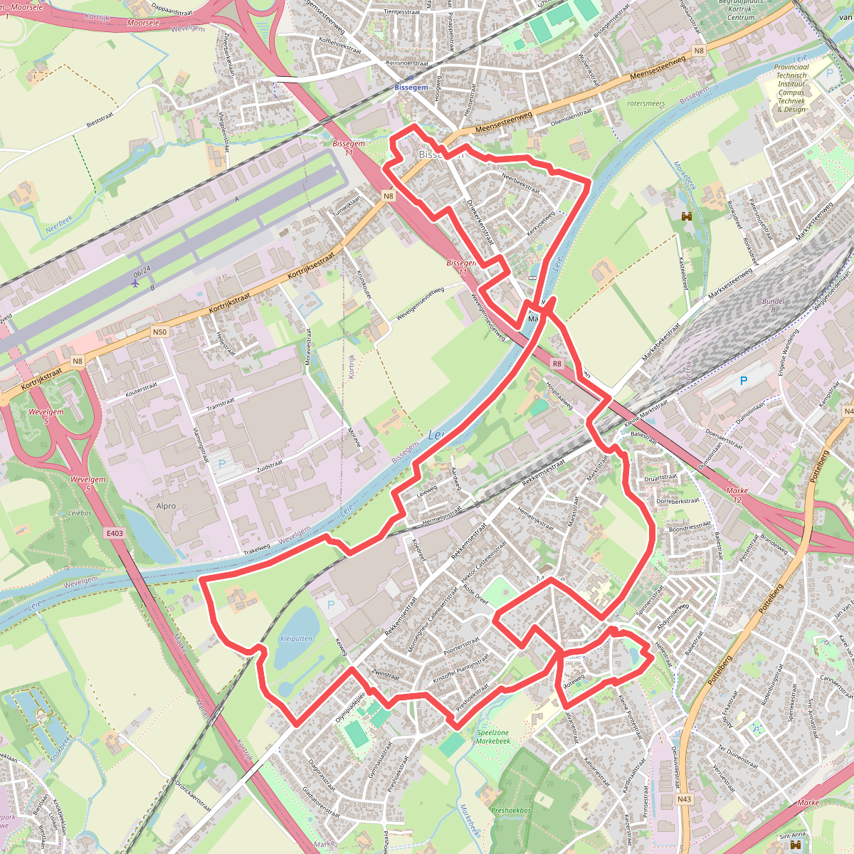 Twee bekenwandelroute
