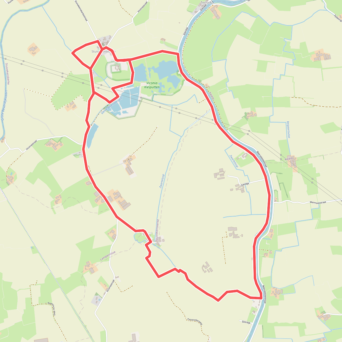 Stuvetjes wandelroute