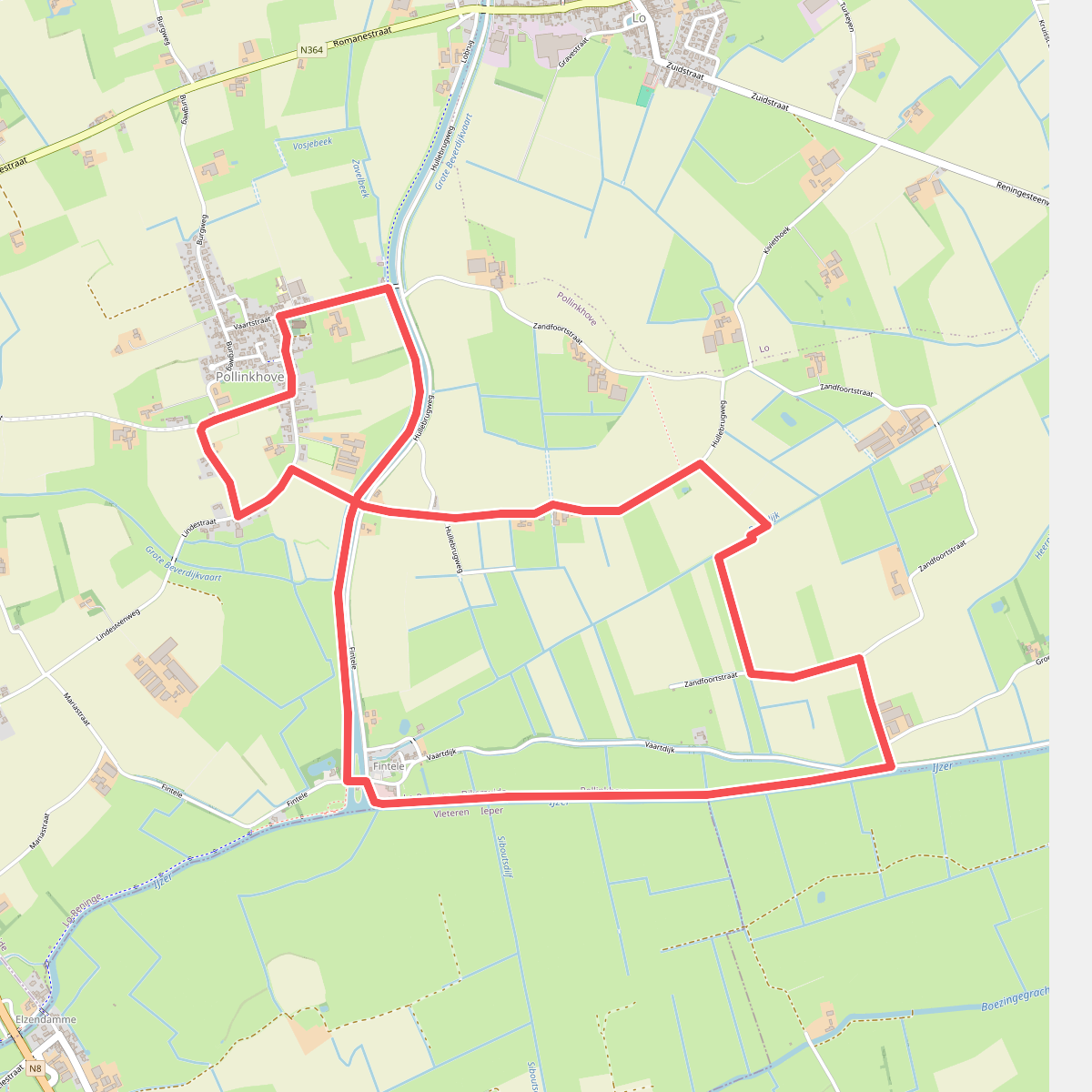 Beverdijkwandelroute