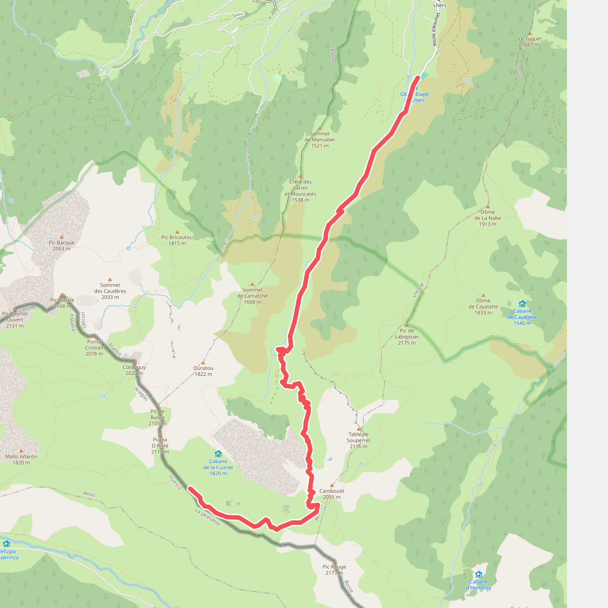 Col de la Cuarde par Aumet asp55