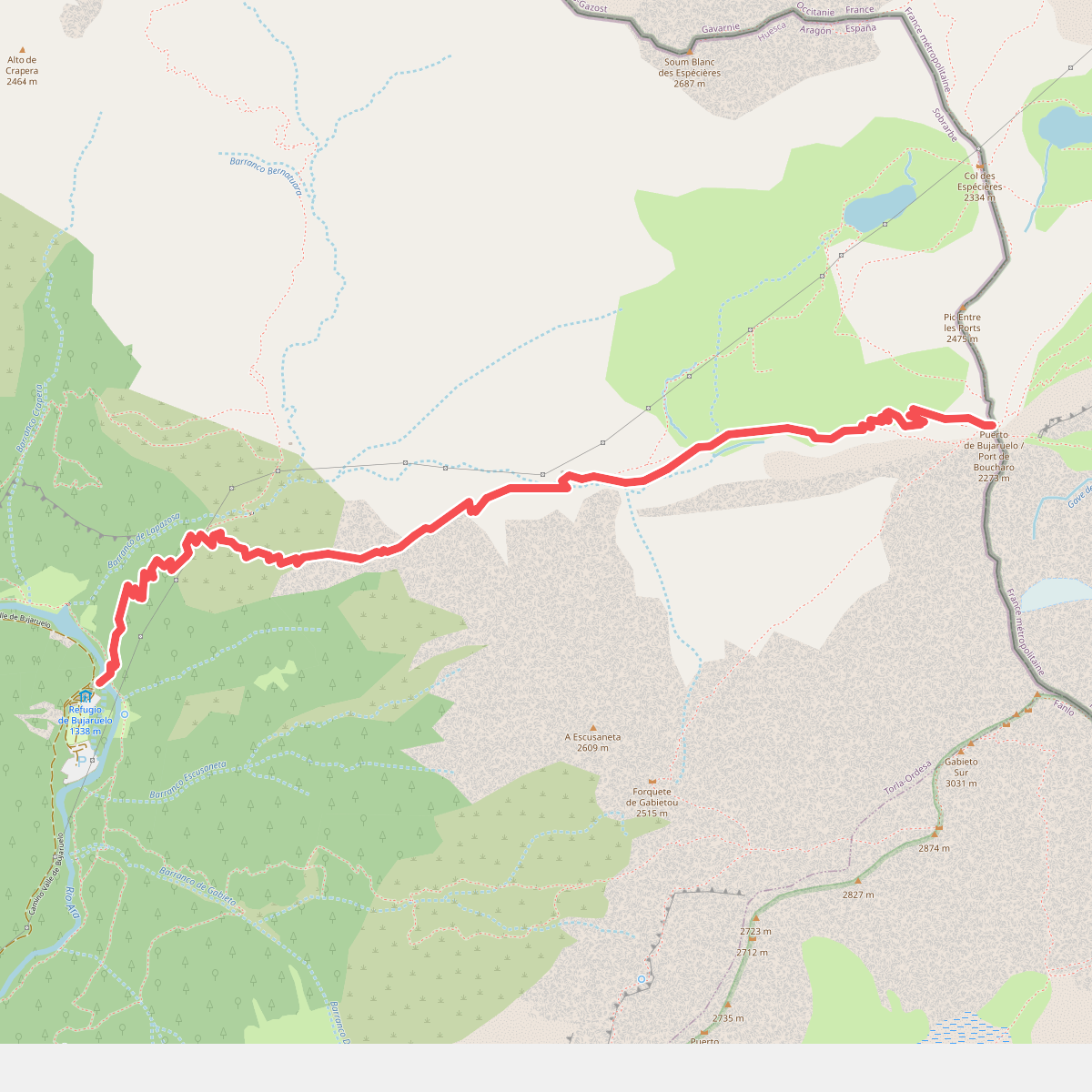 Bujaruelo - Puerto de Bujaruelo - Bujaruelo