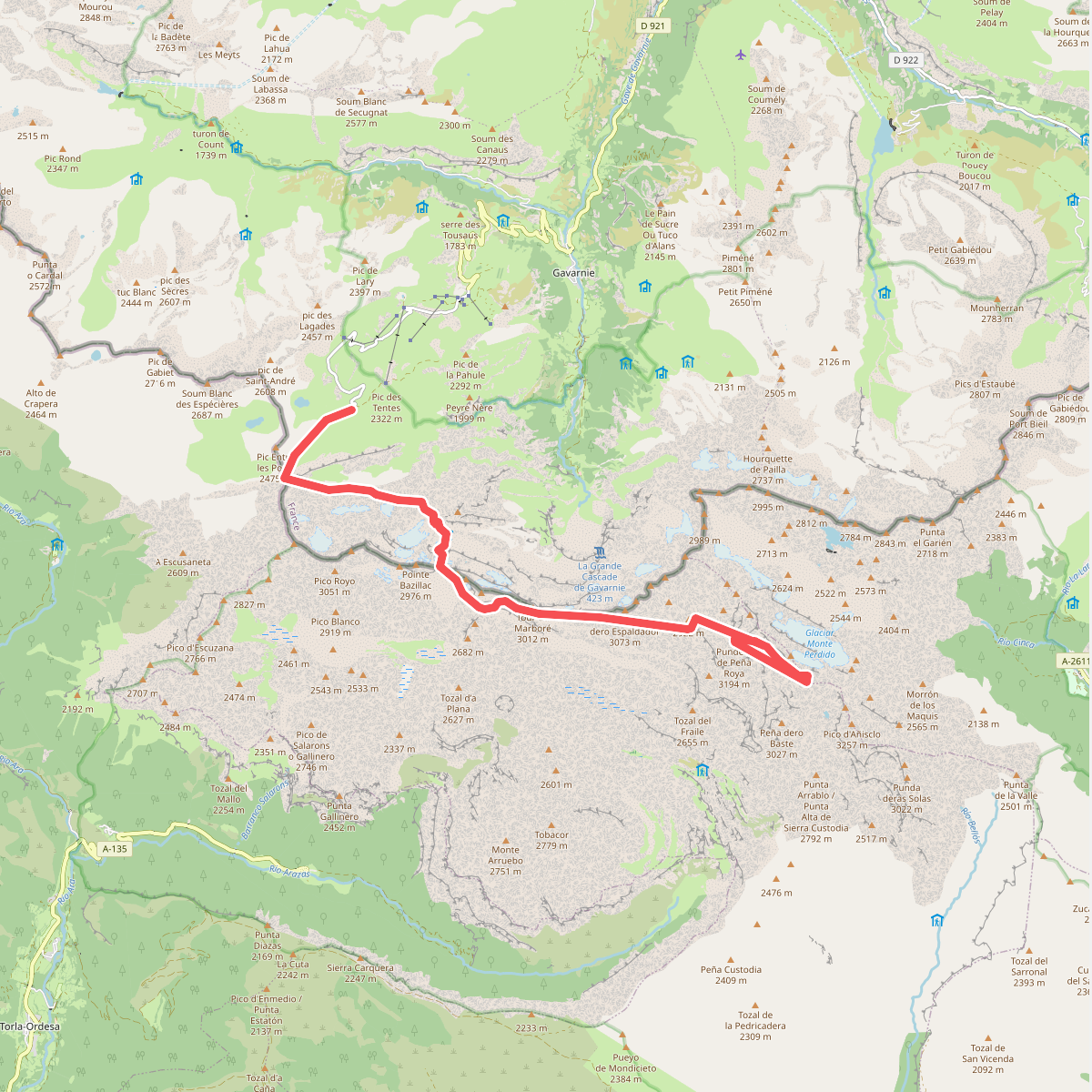 Mont Perdu par la brèche de Roland