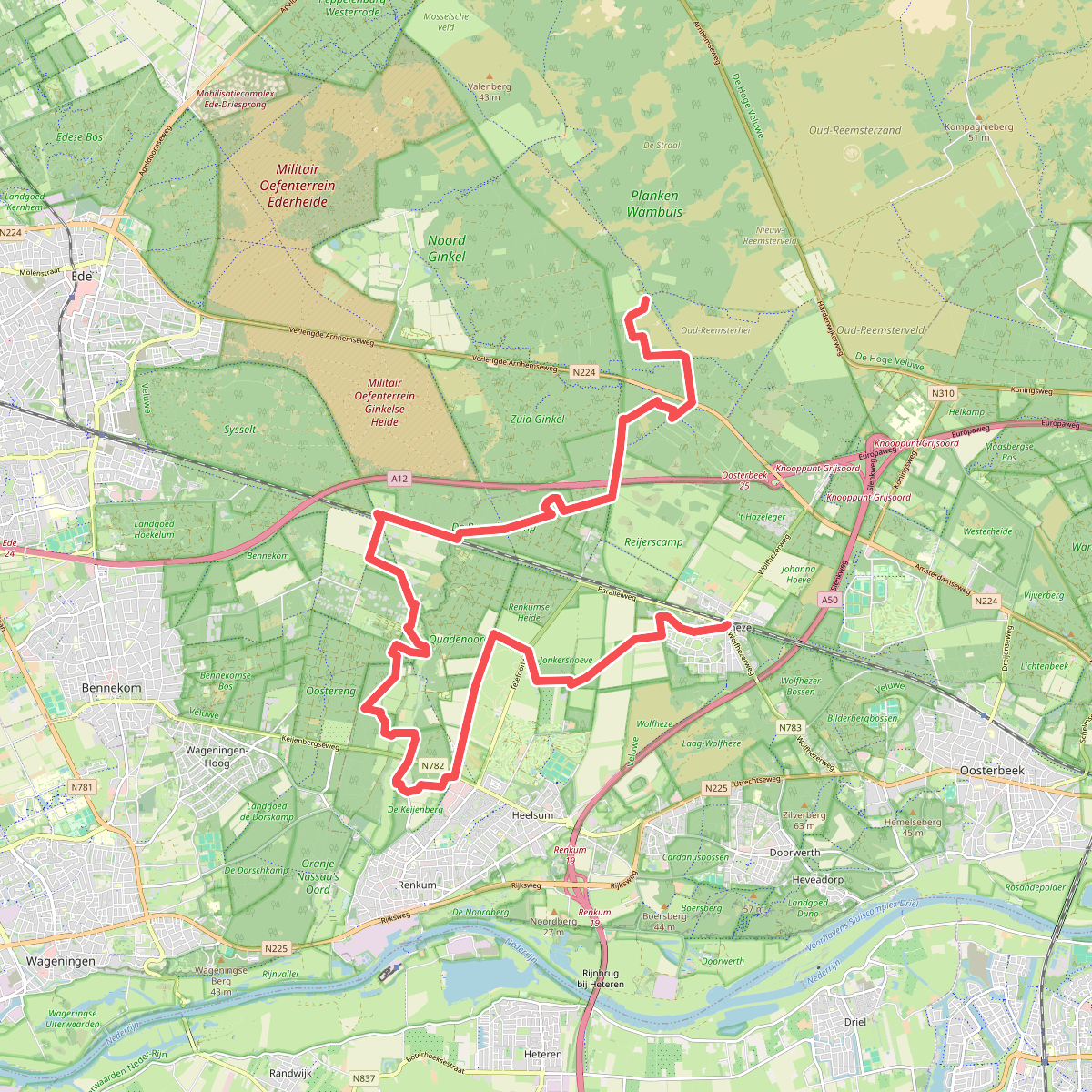 Wolfheze - Planken Wambuis · Veluwe Zwerfpad etappe 2