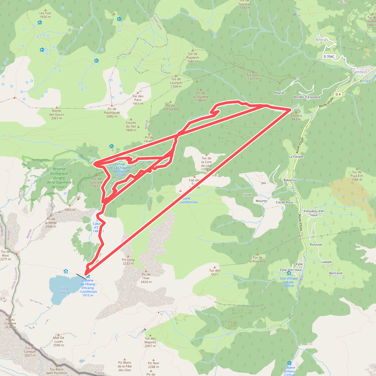 Boucle de la chapelle de l'isard