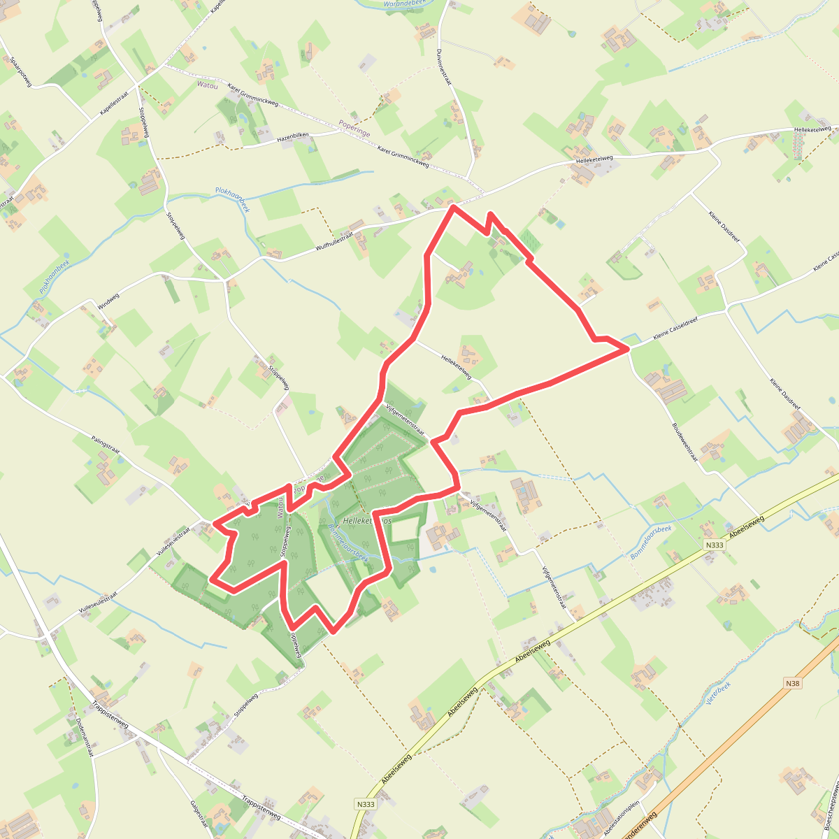 Helleketelbos - kort