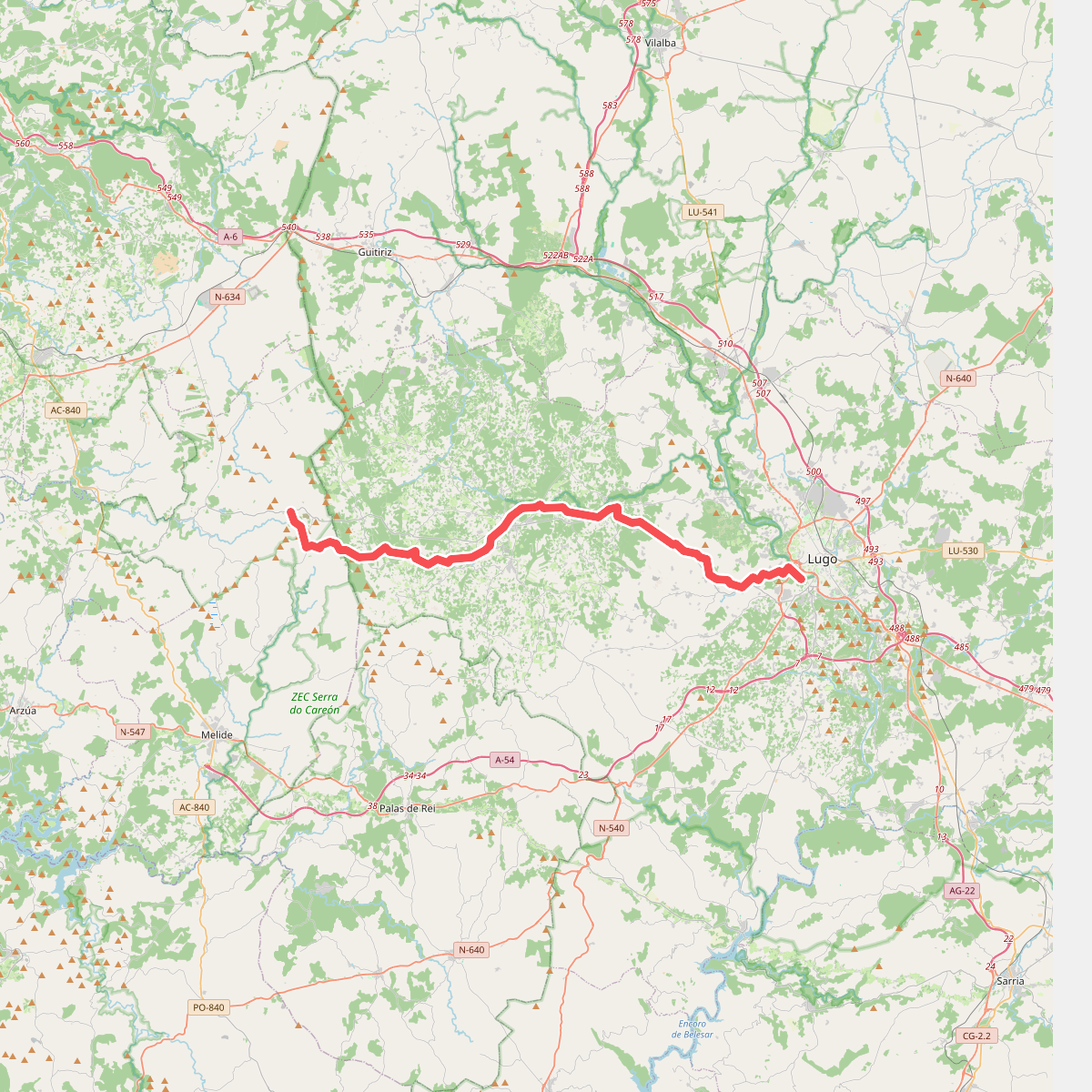 Camino Primitivo (alternativa norte)