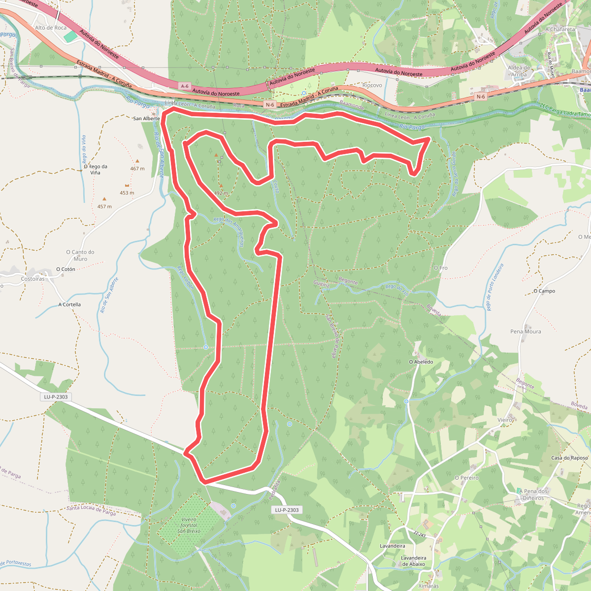 Ruta de Sendeirismo das Bidueiras